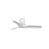 Ventilador de techo sin luz Hey Tub S - Faro - Ventilador blanco, diseño moderno