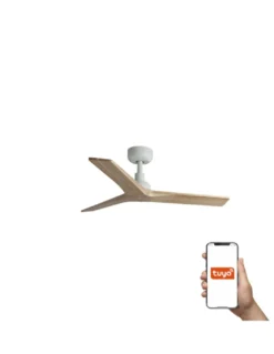 Ventilador de techo sin luz Klim Smart S - Faro - Ventilador DC de pino