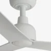 Ventilador de techo sin luz Marine - Faro - Ventilador blanco de exterior ABS