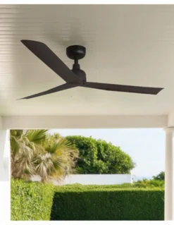 Ventilador de techo sin luz Marine - Faro - Ventilador de exterior marrón