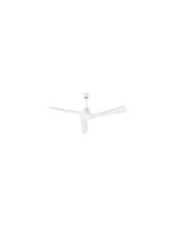 Ventilador de techo sin luz Mogan - FORLIGHT - Ventilador blanco, 3 velocidades