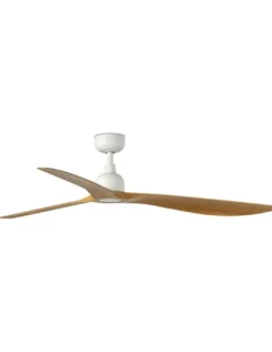 Ventilador de techo sin luz Outwood L - Faro - Ventilador apto para exterior, palas imitación madera