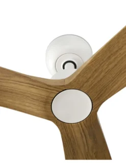 Ventilador de techo sin luz Outwood L - Faro - Ventilador apto para exterior, palas imitación madera