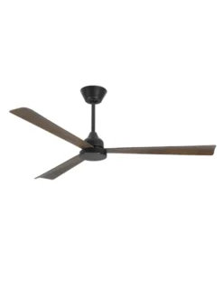 Ventilador de techo sin luz Shadow - FORLIGHT - Ventilador silencioso, color marrón y madera