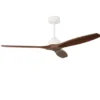 Ventilador de techo sin luz Stem Evo - FORLIGHT - Palas de madera oscura, motor DC