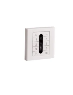 Ventilador de techo sin luz Stem Evo - FORLIGHT - Palas de madera oscura, motor DC