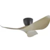 Ventilador de techo sin luz Venice - AJP - Diseño de palas curvadas en madera clara con motor ultrasilencioso