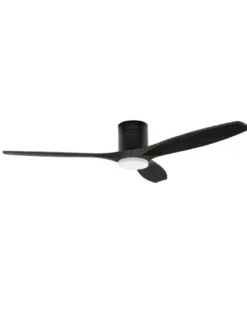 Ventilador de techo Stem Evo - FORLIGHT - Ventilador con luz LED, palas negras