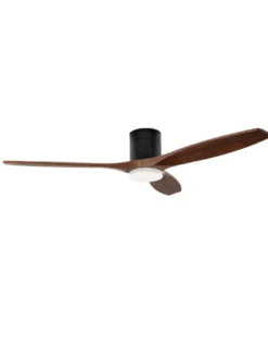 Ventilador de techo Stem Evo - FORLIGHT - Ventilador con luz con palas de madera oscura