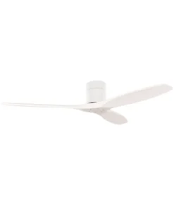 Ventilador de techo Stem Evo - FORLIGHT - Ventilador DC blanco con palas de madera